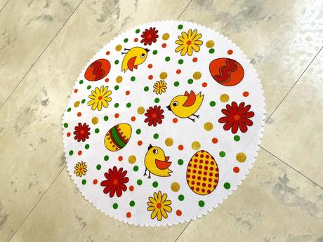 Veľkonočné teflónové obrusy 4 ks,