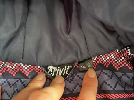 Zimna bunda 122/128, crivit,128