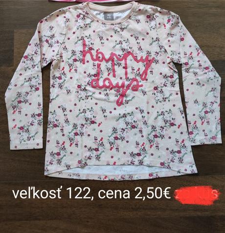 Tričká dlhý rukáv, 122