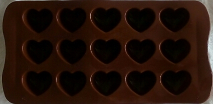 Srdiečka silikónová formička,