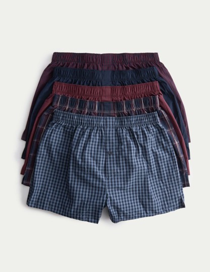 Marks&spencer bavlnené boxerky xl-4ks, marks & spencer,xl