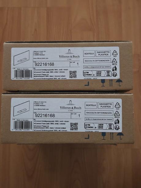 Tlačidlo splachovania villeroy & boch viconnect, 