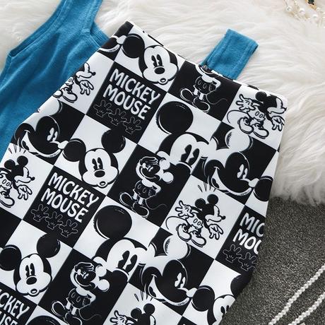 Sukna mickey black/white, s