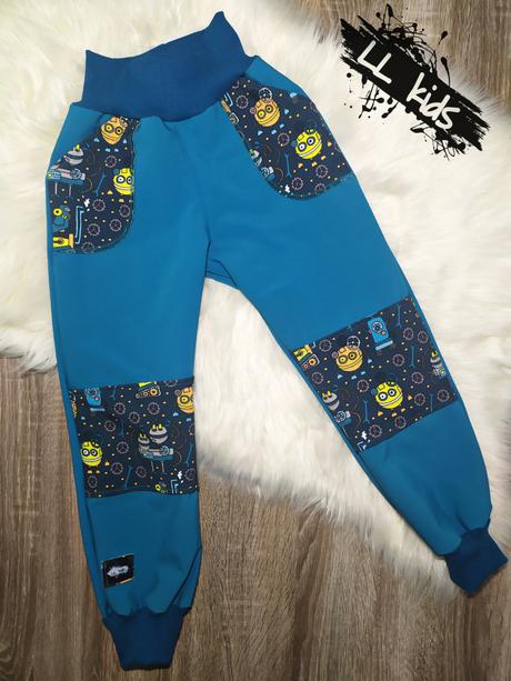 Softshellove nohavice, 86 - 128