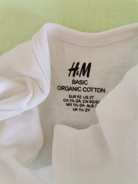 Sada 4 ks bielych body h&m, h&m,92