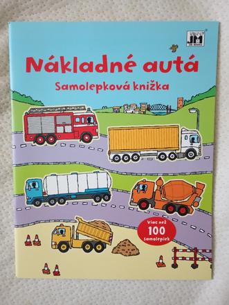 Knižka autá -samolepková, 