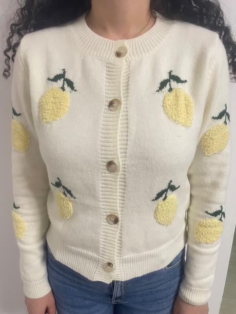 Sveter s citrónikmi, m