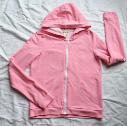 Bledoružová melírovaná mikina v 158/164, h&m,158