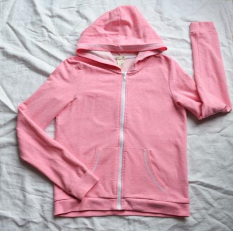 Bledoružová melírovaná mikina v 158/164, h&m,158