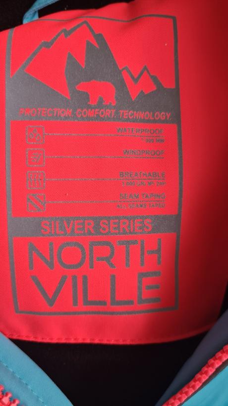 Lyžiarska bunda north ville veľkosť 110, 110