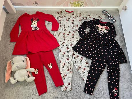 Sety tričko/šaty a zateplené legíny, c&a,98
