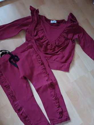 Teplakova suprava baby powder handmade, 98