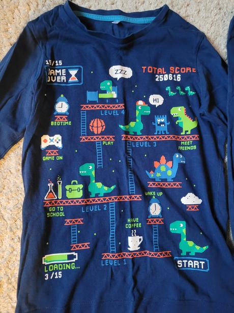 Pyžamo motív dinosaurus, c&a,128