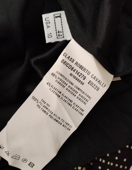Luxusné šaty class roberto cavalli, 38