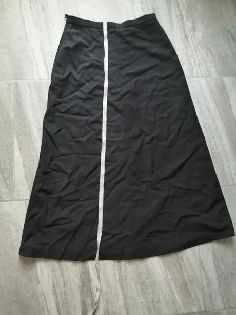 Jemnučká vlnená maxisukňa,v40,elast.,podšitá, 40