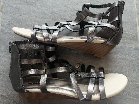 Sandále zn marks and spencer v41 dymová strieborná, marks & spencer,41