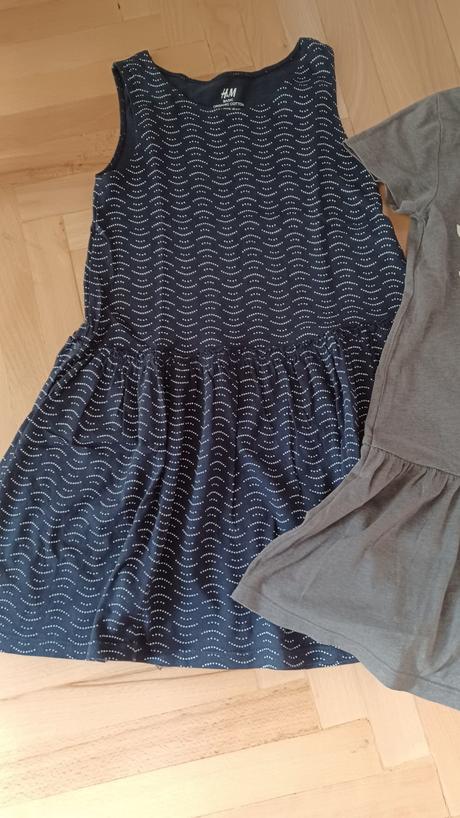 Šaty h&m 2 ks, veľ. 110/116, h&m,110