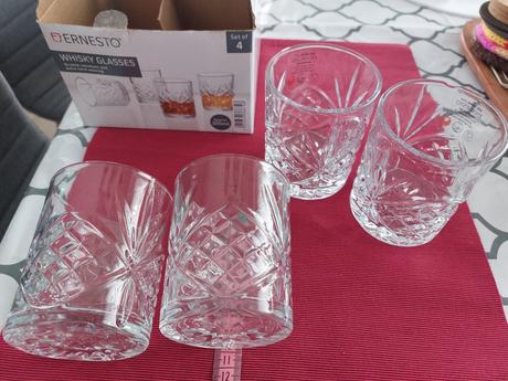 Whisky/gin poháre 4ks nové, 