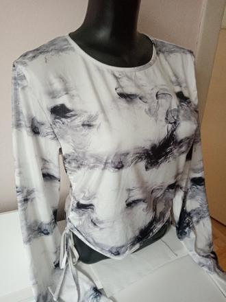 Crop top s dlhym rukávom, xl