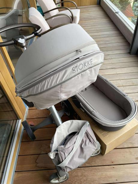 Stokke xplory beige vanicka + sportova cast, stokke,stokke xplory