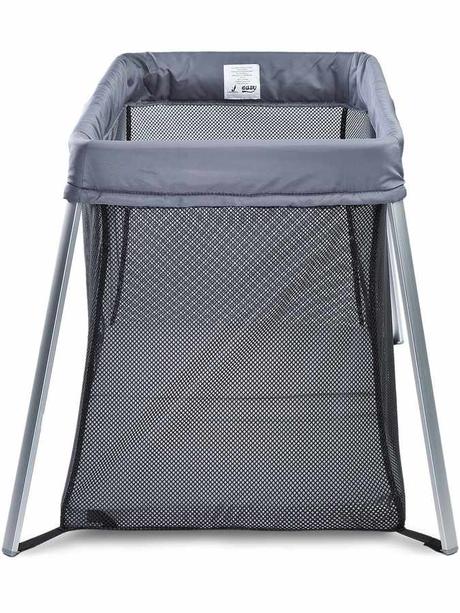 Caretero detská skladacia ohrádka easy grey, šírka (cm): 60,dĺžka (cm): 120