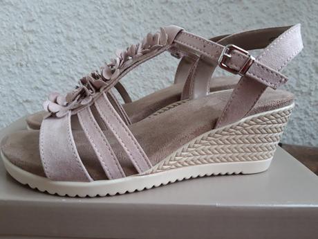 Sandále púdrovej farby 37, deichmann,37