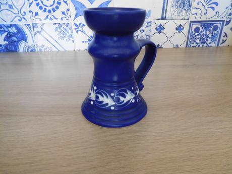 Modra tanier, svietnik, 