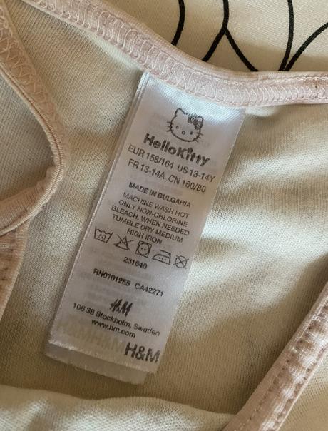 Nočná košieľka h&m - sanrio hello kitty c. 158/164, h&m,158