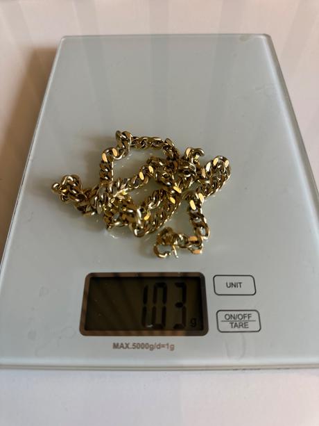 Zlata retiazka cuban ling 103.6g 14k 55cm nenosena, 