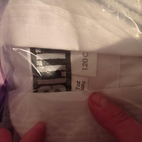 Kimono na karate, 116