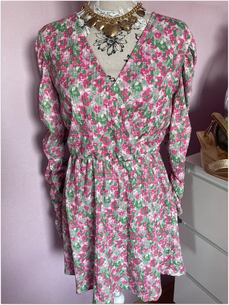 Mini šaty s kvetinovým vzorom, reserved,m