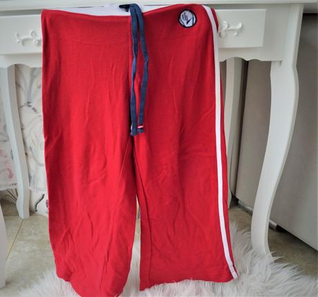 Červené tepláky s nápisom na zadku arizona-128, 128