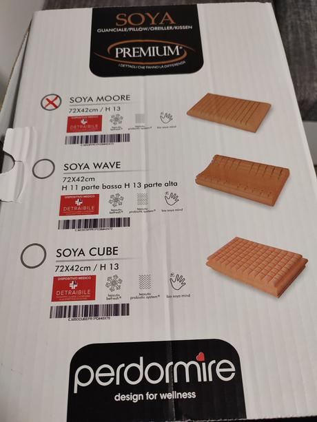 Perdormire - bio zdravotný vankúš z pamäťovej peny, 