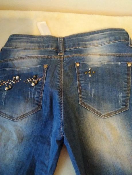 Luxusné elaticke skiny jeansy, s