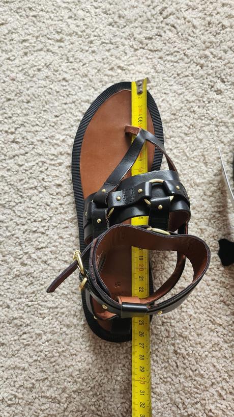 Kožené sandále h&m, h&m,39