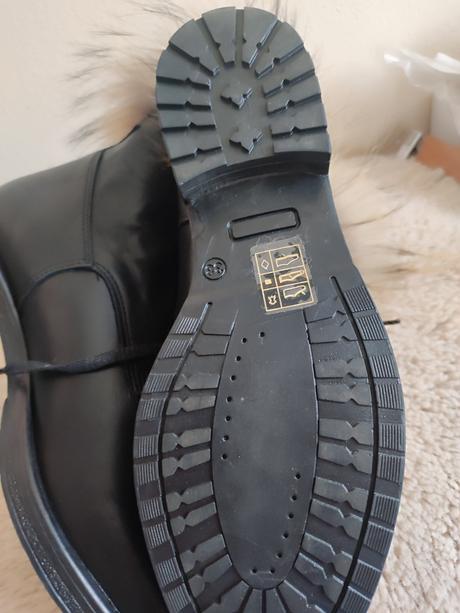 Dámske zimné kožené topánky, 38