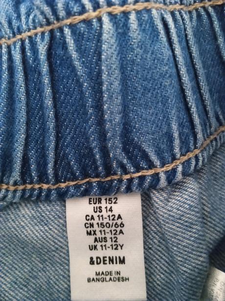 Riflové kraťasy, h&m,152