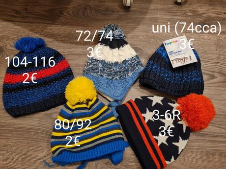 Zimné ciapky, tesco