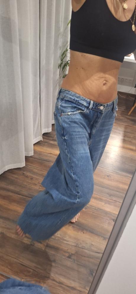 Rifle zara baggy barrel jeans 40/42, zara,40