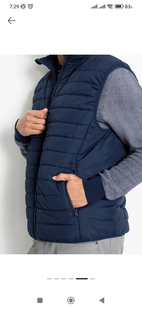 Zateplená vesta, bonprix,46