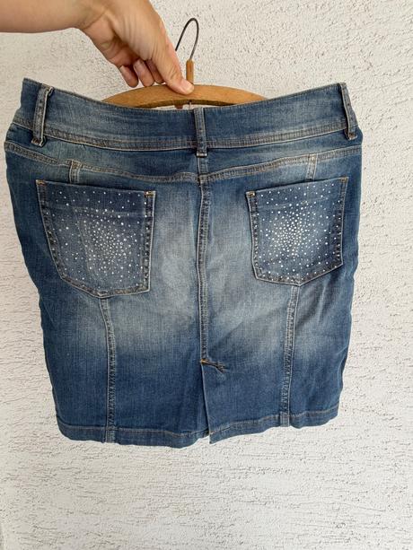 Massimo dutti luxusna riflova dzinsova sukna pc 79, 40