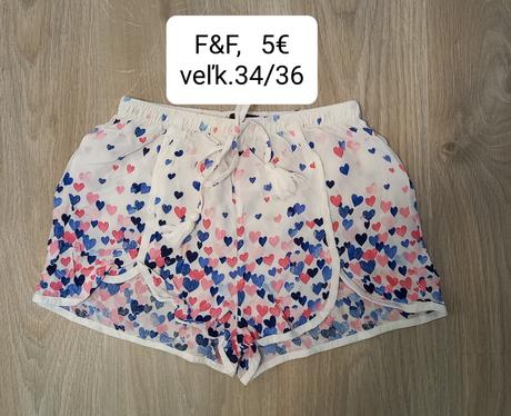 F&f šortky, f&f,s