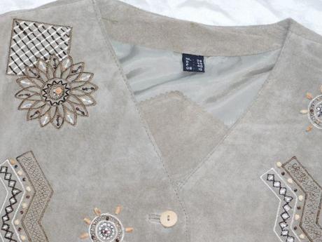 Semišova vesta ku kroju, 40