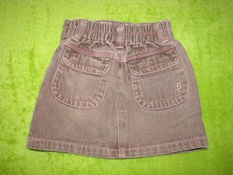 Hnedá riflová sukňa, next,86