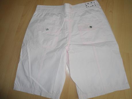 Kratke damske letne ruzove nohavice, l