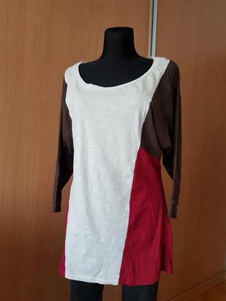 Predĺžené bavlnené italy tričko top vel.l/xl, l