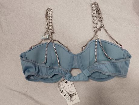 Krásna podprsenka s kamienkami, tezenis,80