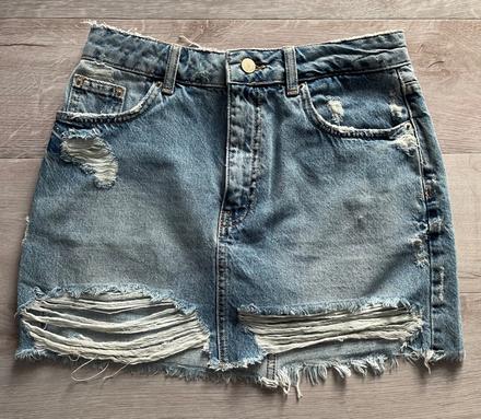Sukňa pull&beardenim s., pull&bear,s