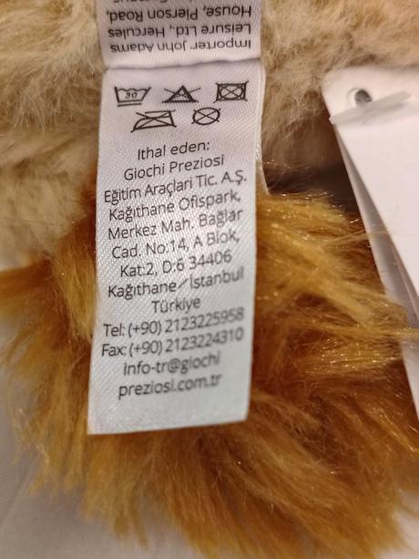Luxusný levík trudi sweet col. lion, visačky, 0+,