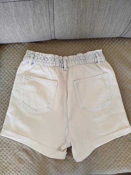 Riflové kraťasy, denim,s